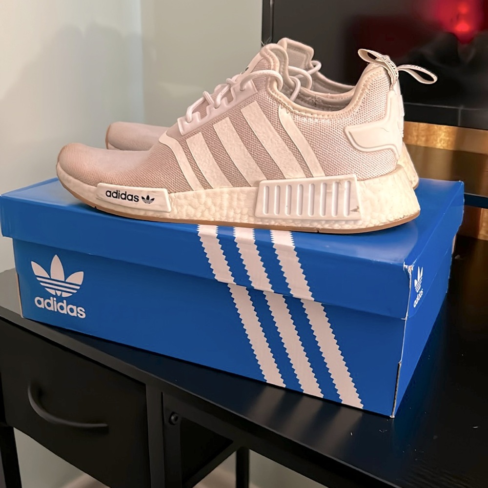 White Adidas NMD R1 size 10 1/2